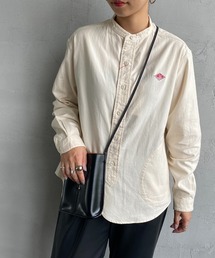 DANTON（ダントン）の「[DANTON/ダントン] コットンフランネル バンドカラーシャツ（シャツ/ブラウス）」