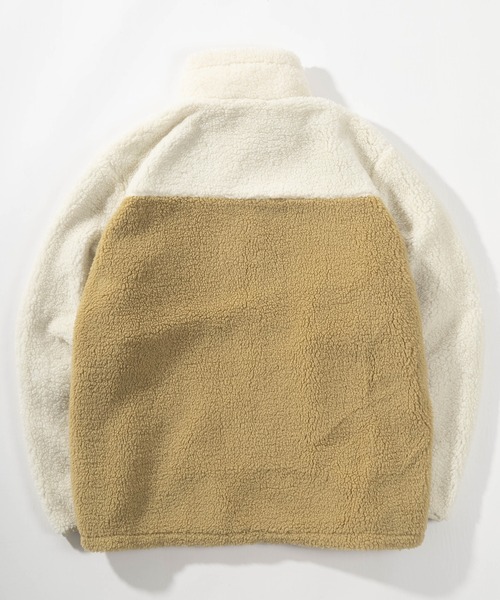 Columbia（コロンビア）の「【Columbia/コロンビア】SUGAR DOME JACKET/シュガードームジャケット/スタンドボアジャケット/ルーズシルエット//FM1385（ブルゾン・メンズ・ブラック/ベージュ/オリーブ/オフホワイト・S/M/L/XL）」の8枚目の写真