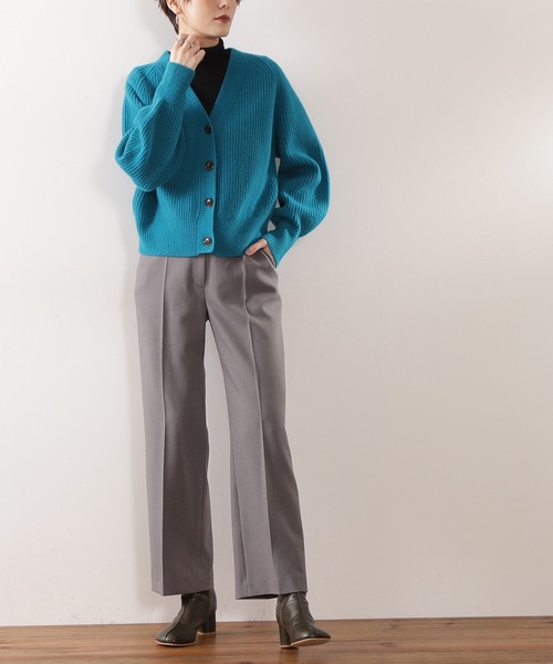 N.（N. Natural Beauty Basic）（エヌエヌナチュラルビューティーベーシック）の「【S Size Line】◆サイドバックルストレートパンツ（その他パンツ・レディース・ブラック/イエロー/グレー・SMALL/MEDIUM）」の3枚目の写真