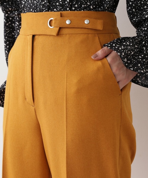 N.（N. Natural Beauty Basic）（エヌエヌナチュラルビューティーベーシック）の「【S Size Line】◆サイドバックルストレートパンツ（その他パンツ・レディース・ブラック/イエロー/グレー・SMALL/MEDIUM）」の10枚目の写真