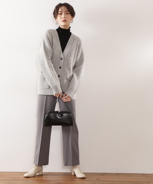 N.（N. Natural Beauty Basic）（エヌエヌナチュラルビューティーベーシック）の「【S Size Line】◆サイドバックルストレートパンツ（その他パンツ・レディース・ブラック/イエロー/グレー・SMALL/MEDIUM）」の14枚目の写真