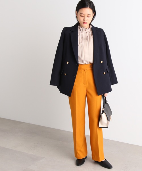 N.（N. Natural Beauty Basic）（エヌエヌナチュラルビューティーベーシック）の「【S Size Line】◆サイドバックルストレートパンツ（その他パンツ・レディース・ブラック/イエロー/グレー・SMALL/MEDIUM）」の15枚目の写真