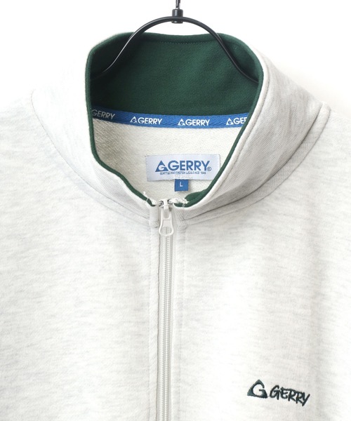 GERRY（ジェリー）の「GERRY/ジェリー ビッグシルエット ワンポイント刺繍 ハーフジップ スウェット トレーナー プルオーバー（スウェット・メンズ・ホワイト/アッシュグレー/ダークグリーン/ホワイト系その他/スミクロ・LL/M/L）」の14枚目の写真