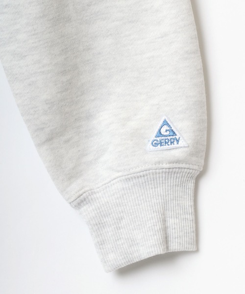 GERRY（ジェリー）の「GERRY/ジェリー ビッグシルエット ワンポイント刺繍 ハーフジップ スウェット トレーナー プルオーバー（スウェット・メンズ・ホワイト/アッシュグレー/ダークグリーン/ホワイト系その他/スミクロ・LL/M/L）」の17枚目の写真