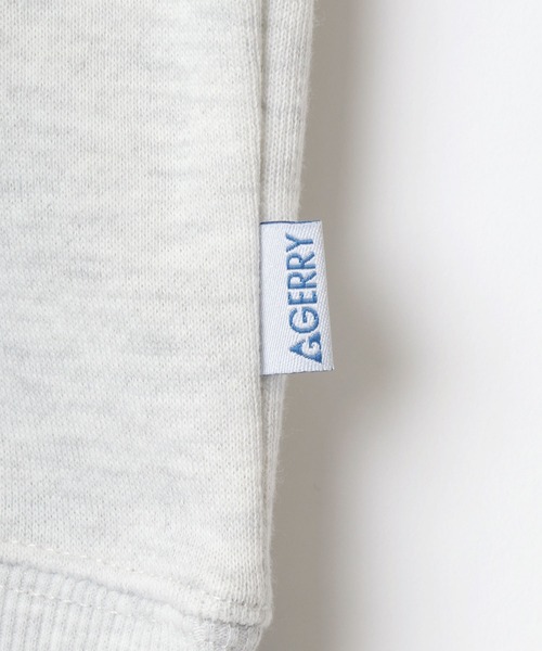 GERRY（ジェリー）の「GERRY/ジェリー ビッグシルエット ワンポイント刺繍 ハーフジップ スウェット トレーナー プルオーバー（スウェット・メンズ・ホワイト/アッシュグレー/ダークグリーン/ホワイト系その他/スミクロ・LL/M/L）」の20枚目の写真