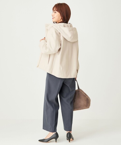 ANY SIS（エニィスィス）の「ウールライクショート アウター（その他アウター・レディース・黄土色系/アイボリー系/ネイビー系・4）」の9枚目の写真