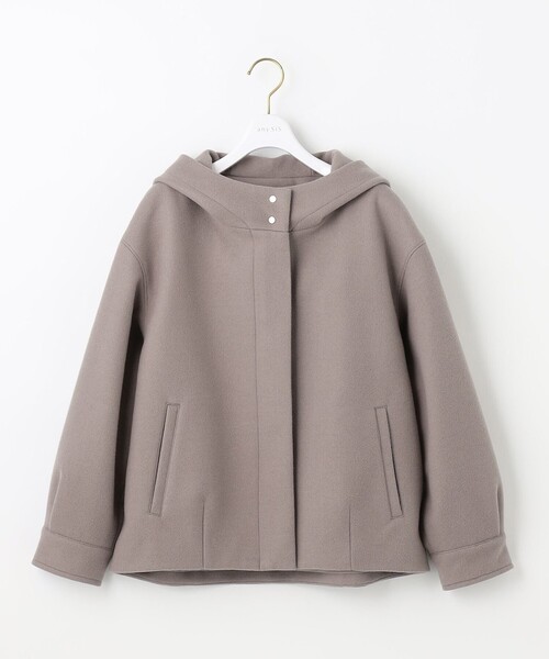 ANY SIS（エニィスィス）の「ウールライクショート アウター（その他アウター・レディース・黄土色系/アイボリー系/ネイビー系・4）」の10枚目の写真