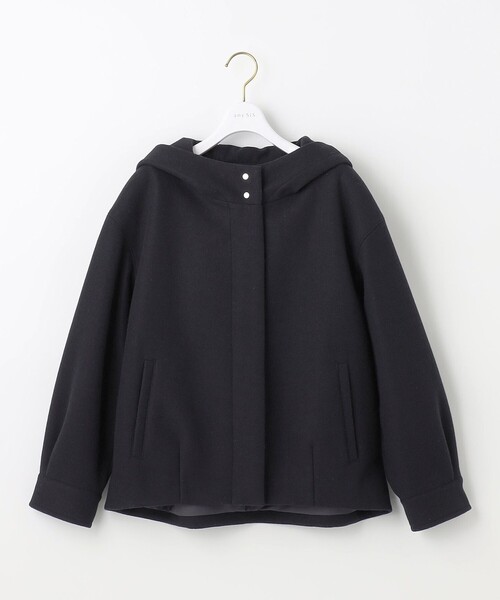 ANY SIS（エニィスィス）の「ウールライクショート アウター（その他アウター・レディース・黄土色系/アイボリー系/ネイビー系・4）」の12枚目の写真