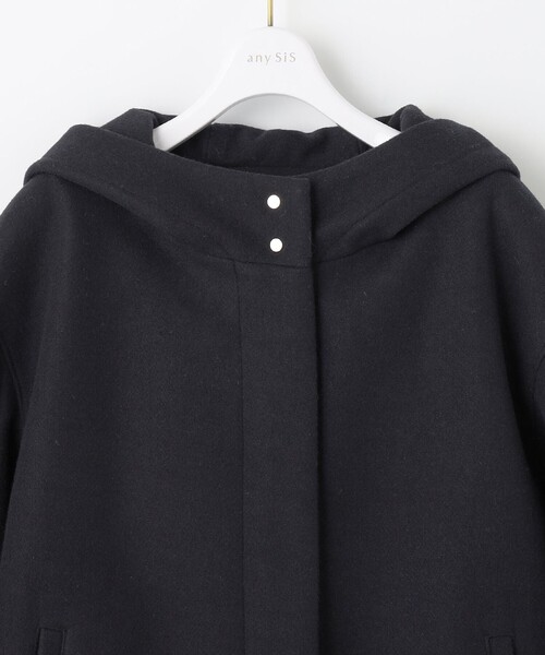 ANY SIS（エニィスィス）の「ウールライクショート アウター（その他アウター・レディース・黄土色系/アイボリー系/ネイビー系・4）」の14枚目の写真