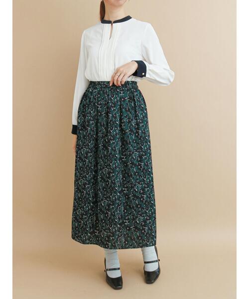 Te chichi（テチチ）の「バイカラーフロントタックブラウス（シャツ/ブラウス・レディース・ベージュ/オフホワイト・ﾌﾘ-）」の10枚目の写真