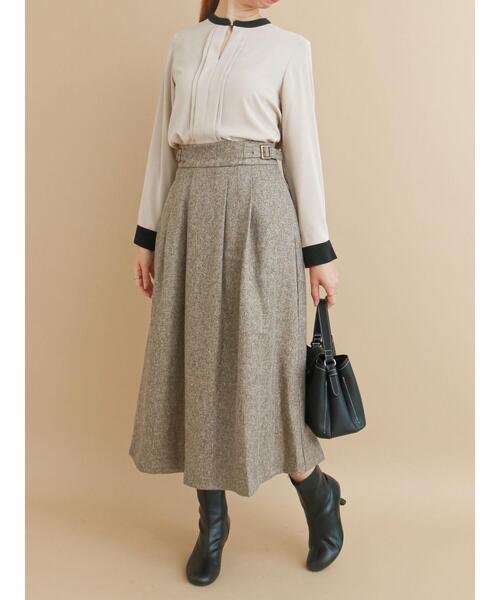 Te chichi（テチチ）の「バイカラーフロントタックブラウス（シャツ/ブラウス・レディース・ベージュ/オフホワイト・ﾌﾘ-）」の11枚目の写真