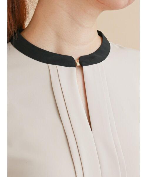 Te chichi（テチチ）の「バイカラーフロントタックブラウス（シャツ/ブラウス・レディース・ベージュ/オフホワイト・ﾌﾘ-）」の15枚目の写真