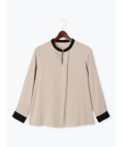 Te chichi（テチチ）の「バイカラーフロントタックブラウス（シャツ/ブラウス・レディース・ベージュ/オフホワイト・ﾌﾘ-）」の19枚目の写真