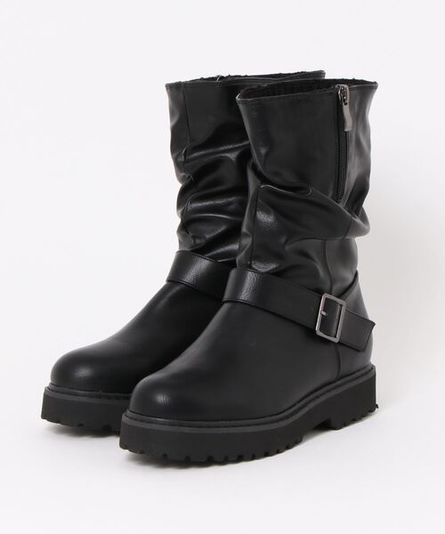 トラックソールエンジニアブーツ(214141)JELLY BEANS(ジェリービーンズ)（パンプス）｜JELLY BEANS（ジェリー