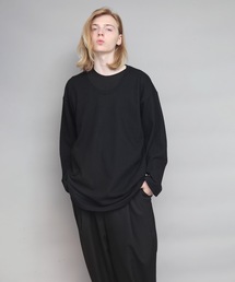 ato | U-NECK WOOL JERSEY(Tシャツ/カットソー)