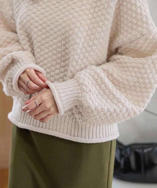 新品　完売品　BATONER　ハイネックチャンキーニット 楽天市場】【2点で601円OFF、3点で1,201円OFFクーポンあり