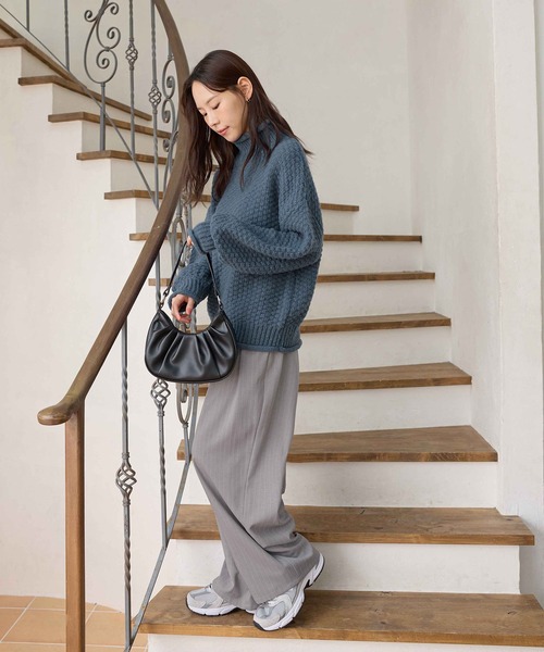 チャンキーニットプルオーバー（ニット/セーター）｜CHAN ME（チャンミ