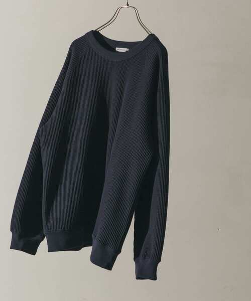 URBAN RESEARCH DOORS（アーバンリサーチドアーズ）の「『UR TECH』ワッフルロングスリーブTシャツ（Tシャツ/カットソー・メンズ・ベージュ系その他/ブルー系その他/グリーン/ネイビー・SMALL/X-LARGE/MEDIUM/LARGE）」の15枚目の写真