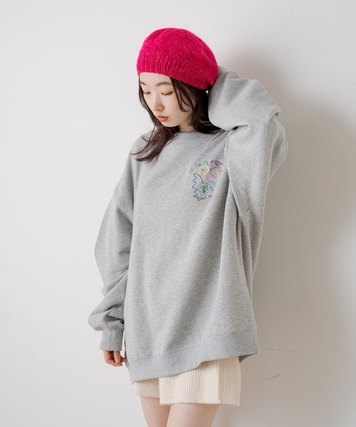 Kastane（カスタネ）の「Cie mohair beret（ハンチング/ベレー帽・レディース・ピンク/ブラック/ブルー・FREE）」の8枚目の写真