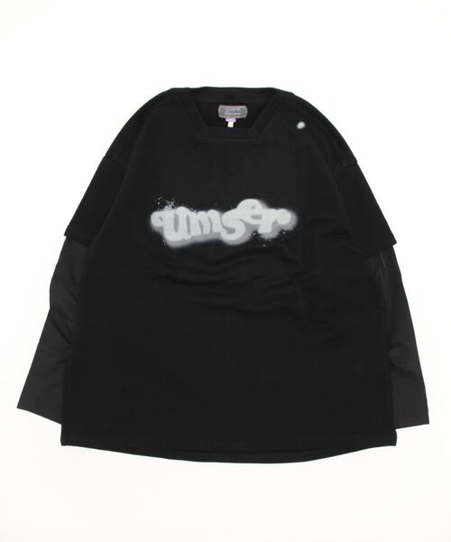 CLUB PARK（クラブパーク）の「UMAMIISIM/ウマミイズム/3WAYロゴパーカー（パーカー・メンズ・ブラック・M/S）」の4枚目の写真