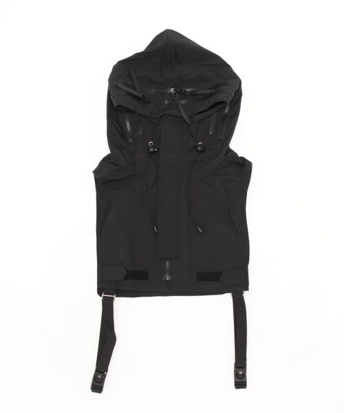 CLUB PARK（クラブパーク）の「UMAMIISIM/ウマミイズム/3WAYロゴパーカー（パーカー・メンズ・ブラック・M/S）」の5枚目の写真