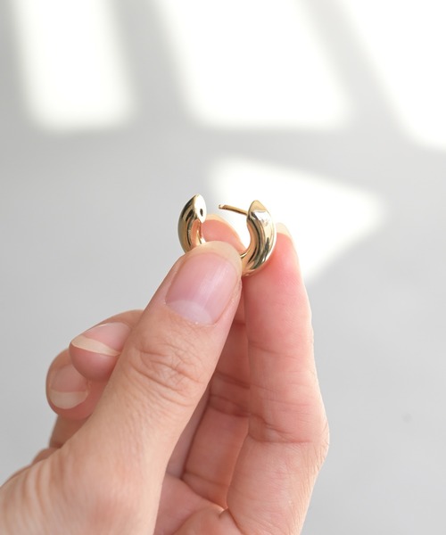 Pt チャンキーフープピアス（ピアス（両耳用））｜CANAL JEAN