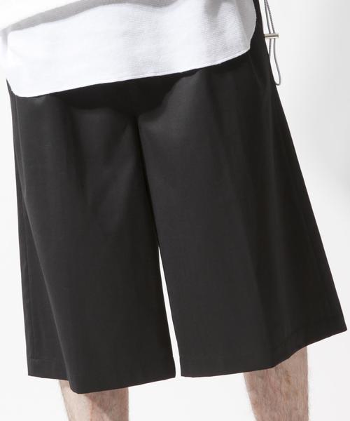MONKEY TIME(モンキータイム)の「<monkey time> ∴ MT TW/TWL 6LEG WIDE SRT/ショーツ(その他パンツ・メンズ・ブラック・SMALL/MEDIUM/LARGE)」の1枚目の写真
