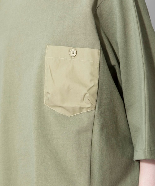 Munich（ミューニック）の「空紡糸ミニ裏毛ドルマンスリーブプルオーバー（スウェット・レディース・ライトカーキ/グレイッシュベージュ/アイボリー/ブラック・FREE）」の14枚目の写真