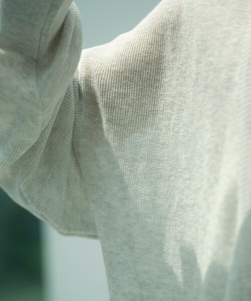 coen(コーエン)の「サラコVネックシアーニットカーディガン(カーディガン/ボレロ・レディース・ライトグレー/ベージュ/オレンジ/ケリー/ロイヤルブルー/ブラック・FREE)」の12枚目の写真