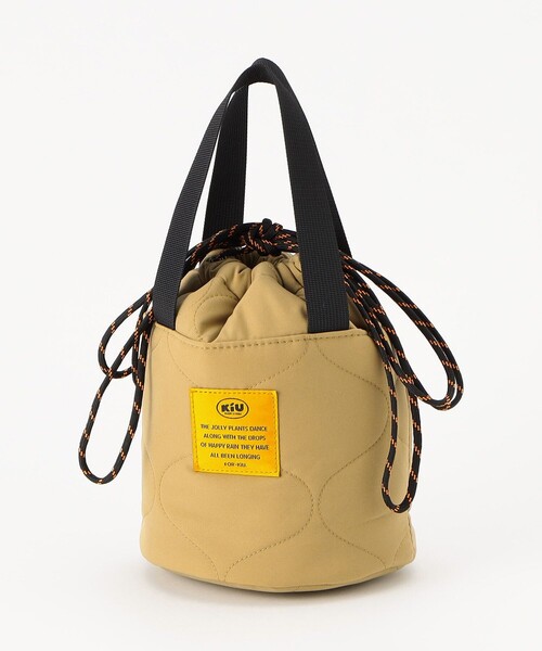 KiU/キウ PADDED DRAWSTRING BAG/ パデッドドローストリングバッグ（ショルダーバッグ）｜KiU（キウ）のファッション