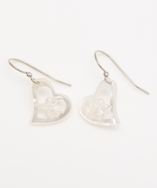 Kahiko（カヒコ）の「【Kahiko】LEIGHTON LAM パールカービングピアス（ピアス（両耳用）・レディース・その他11/その他12/その他14/シルバー/クリア・FREE）」の4枚目の写真
