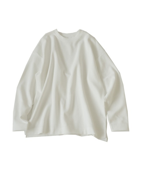 綿混サカリバ生地ベーシックロンT（Tシャツ/カットソー