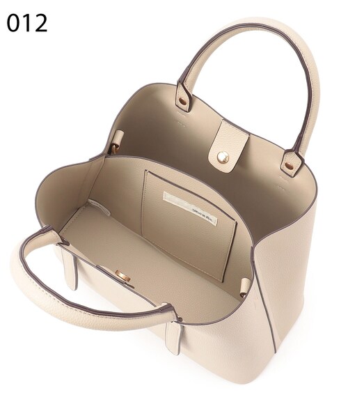 SHOO・LA・RUE（シューラルー）の「◆【2WAY】仕切りトートバッグ（トートバッグ・レディース・ブラック/グレー/ベージュ系4/イエロー・00）」の11枚目の写真