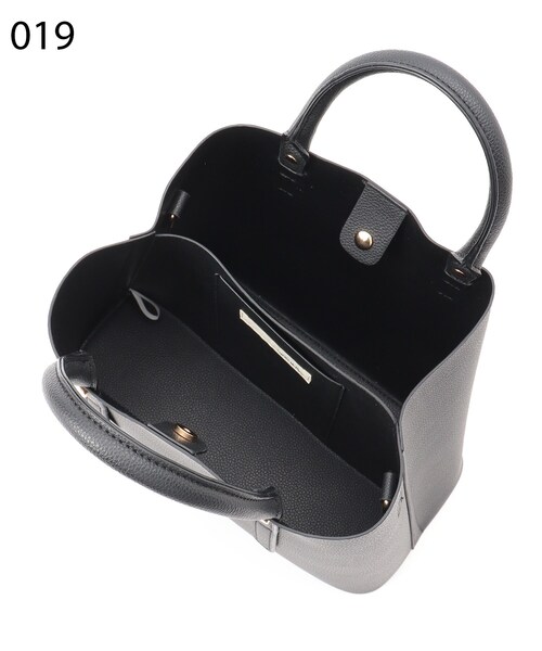 SHOO・LA・RUE（シューラルー）の「◆【2WAY】仕切りトートバッグ（トートバッグ・レディース・ブラック/グレー/ベージュ系4/イエロー・00）」の12枚目の写真