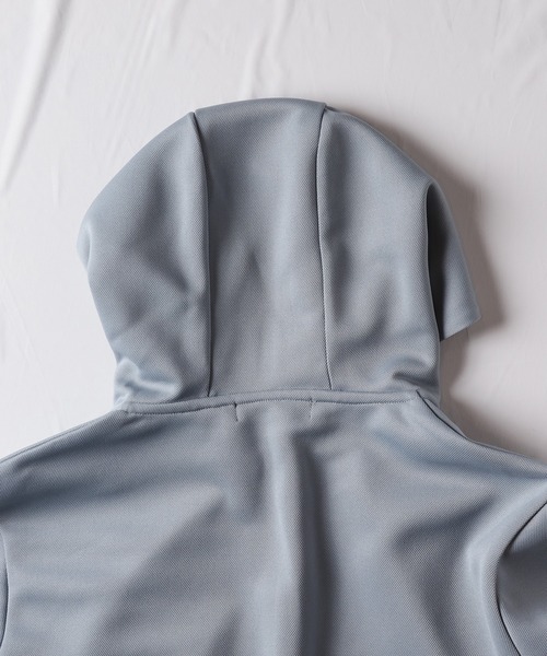 UNION STATION（ユニオンステーション）の「鹿の子ダンボールジップパーカー（パーカー・メンズ・ホワイト/ベージュ/ブルー・LL/L/M）」の8枚目の写真