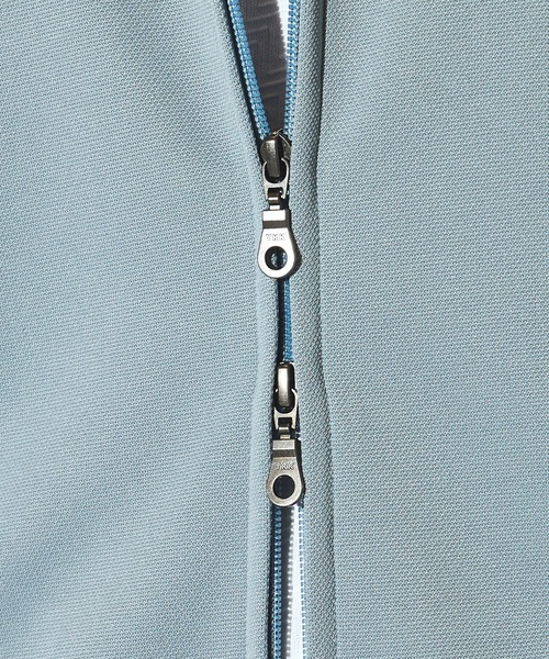 UNION STATION（ユニオンステーション）の「鹿の子ダンボールジップパーカー（パーカー・メンズ・ホワイト/ベージュ/ブルー・LL/L/M）」の22枚目の写真