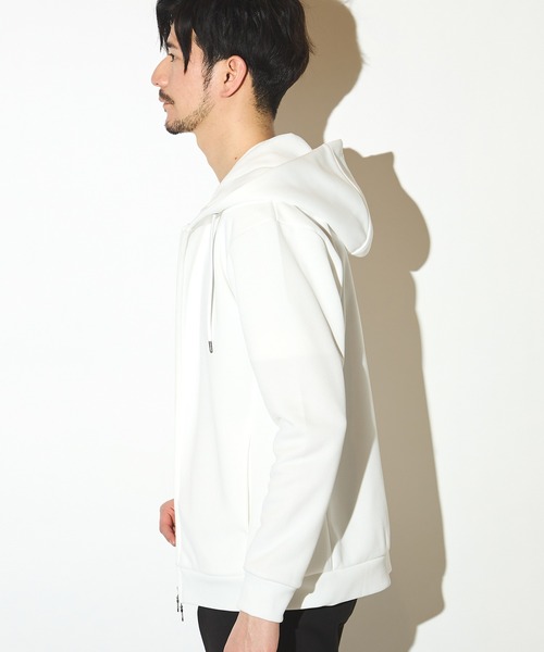 UNION STATION（ユニオンステーション）の「鹿の子ダンボールジップパーカー（パーカー・メンズ・ホワイト/ベージュ/ブルー・LL/L/M）」の21枚目の写真