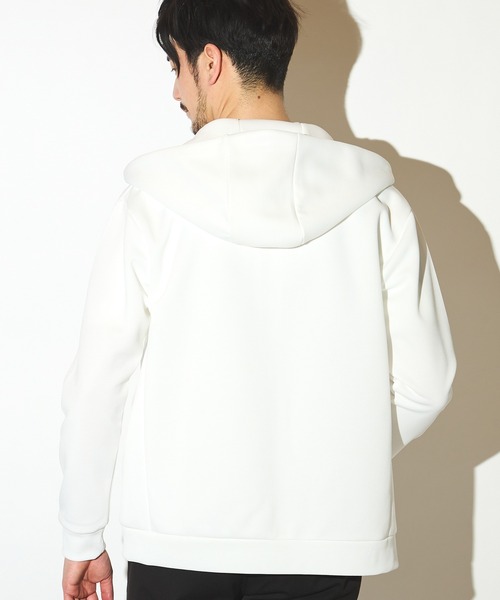 UNION STATION（ユニオンステーション）の「鹿の子ダンボールジップパーカー（パーカー・メンズ・ホワイト/ベージュ/ブルー・LL/L/M）」の20枚目の写真