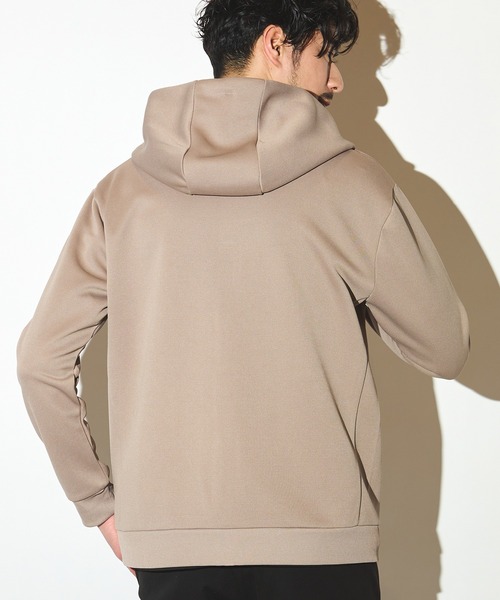 UNION STATION（ユニオンステーション）の「鹿の子ダンボールジップパーカー（パーカー・メンズ・ホワイト/ベージュ/ブルー・LL/L/M）」の16枚目の写真