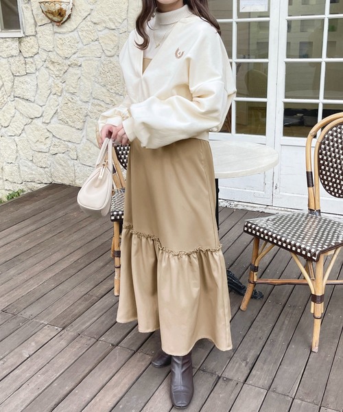 apres jour（アプレジュール）の「【セットアップ可能】スキッパースウェット【ZOZOTOWN限定アイテム】（スウェット・レディース・ライトピンク/杢グレー/アイボリー・フリー/X-LARGE）」の8枚目の写真