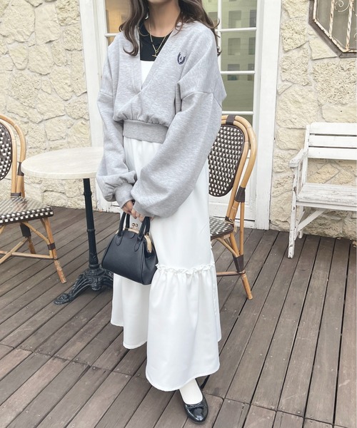 apres jour（アプレジュール）の「【セットアップ可能】スキッパースウェット【ZOZOTOWN限定アイテム】（スウェット・レディース・ライトピンク/杢グレー/アイボリー・フリー/X-LARGE）」の19枚目の写真