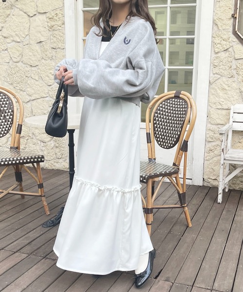 apres jour（アプレジュール）の「【セットアップ可能】スキッパースウェット【ZOZOTOWN限定アイテム】（スウェット・レディース・ライトピンク/杢グレー/アイボリー・フリー/X-LARGE）」の22枚目の写真