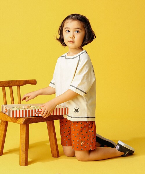 B:MING by BEAMS(ビーミングバイビームス)の「B:MING by BEAMS / ラグラン ショートスリーブ Tシャツ(100~150cm)(Tシャツ/カットソー・キッズ・イエロー系その他3/ケリー/チャコールグレー/ホワイト系その他5・100/110/120/130/140/150)」の15枚目の写真