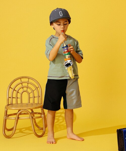 B:MING by BEAMS(ビーミングバイビームス)の「B:MING by BEAMS / ラグラン ショートスリーブ Tシャツ(100~150cm)(Tシャツ/カットソー・キッズ・イエロー系その他3/ケリー/チャコールグレー/ホワイト系その他5・100/110/120/130/140/150)」の21枚目の写真