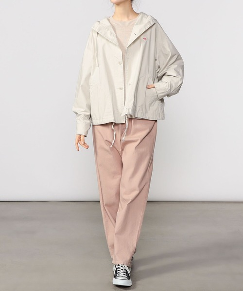 DANTON（ダントン）の「DANTON | コットン ショートフーデッドジャケット WOMEN（その他アウター・レディース・ネイビー/グレイッシュベージュ/イエロー系その他・36/34）」の8枚目の写真