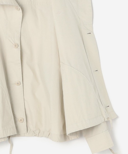 DANTON（ダントン）の「DANTON | コットン ショートフーデッドジャケット WOMEN（その他アウター・レディース・ネイビー/グレイッシュベージュ/イエロー系その他・36/34）」の17枚目の写真