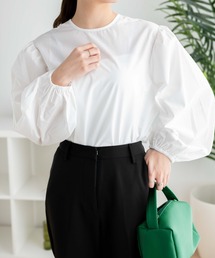 WEGO/【WEB限定】2WAYボリュームスリーブブラウス