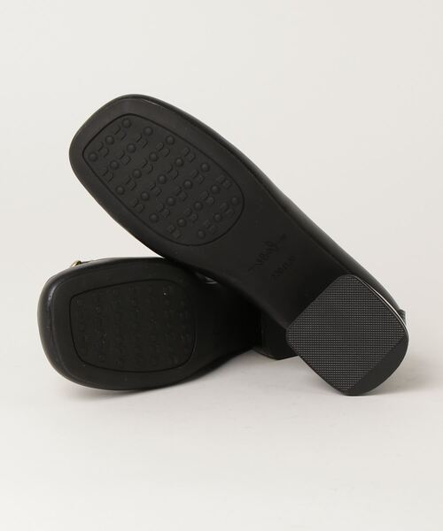 SETUP7（セットアップセブン）の「【SETUP7】ホースビットバックルチャンキーヒールローファー KNF（ローファー・レディース・ブラック/アイボリー・36/38/37）」の14枚目の写真