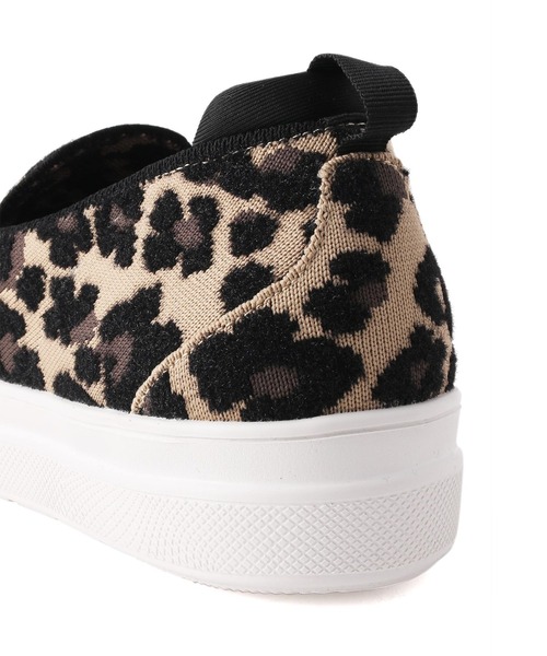 coca(ANDEX shoes product)(コカ)の「【サステナブルシリーズ】ニット生地 スリッポン(スリッポン・レディース・ベージュ/ブラック/レオパード・SMALL/MEDIUM/LARGE)」の17枚目の写真