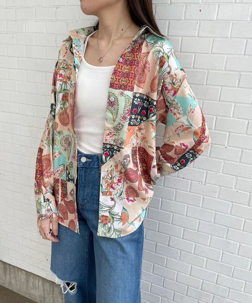 JUGLANS(ユグランス)の「☆ 90'sレトロ。ヴィンテージ風アソート柄シャツ B22460,B22468,B22462(シャツ/ブラウス・レディース・A/B/C・FREE)」の17枚目の写真